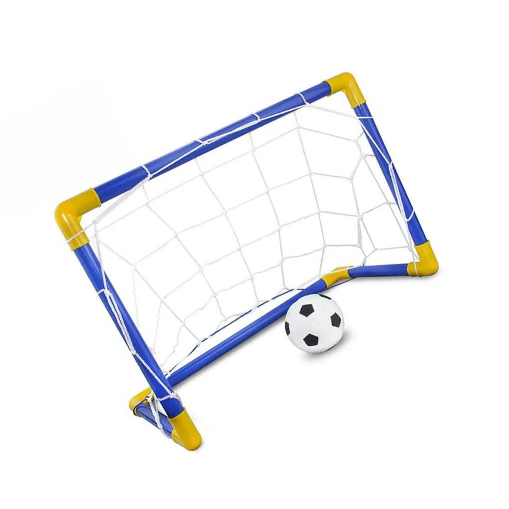 Folding Mini Football Soccer Goal for Toddlers & Little Kids - Indoor or Outdoor