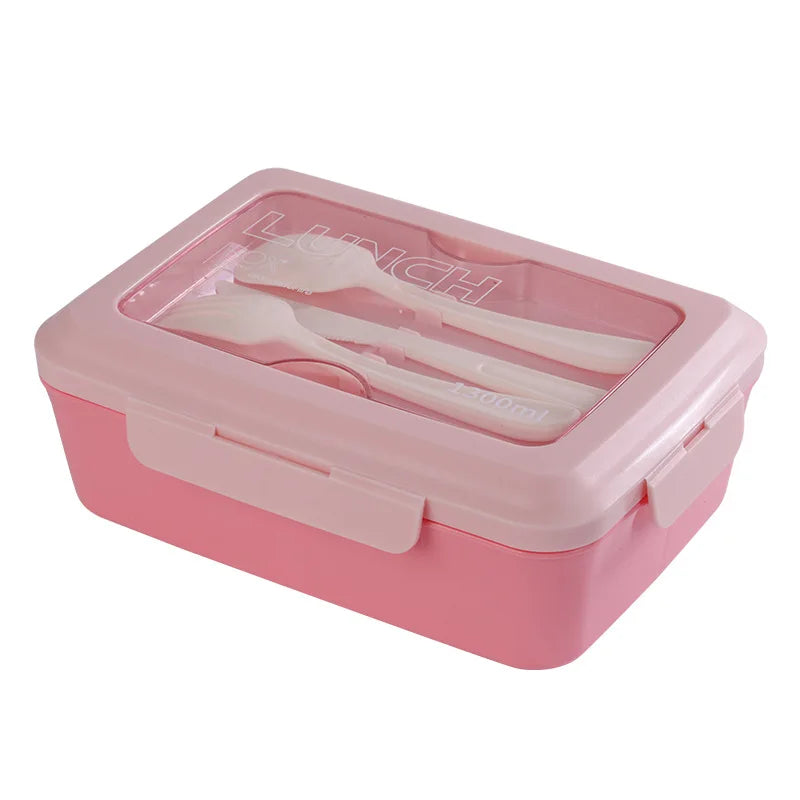 Microwaveable lunch box / bento box with tableware