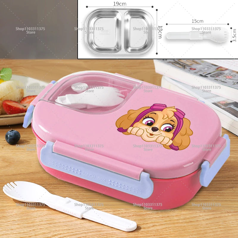 Paw Patrol Lunch Box with Tableware - Leakproof