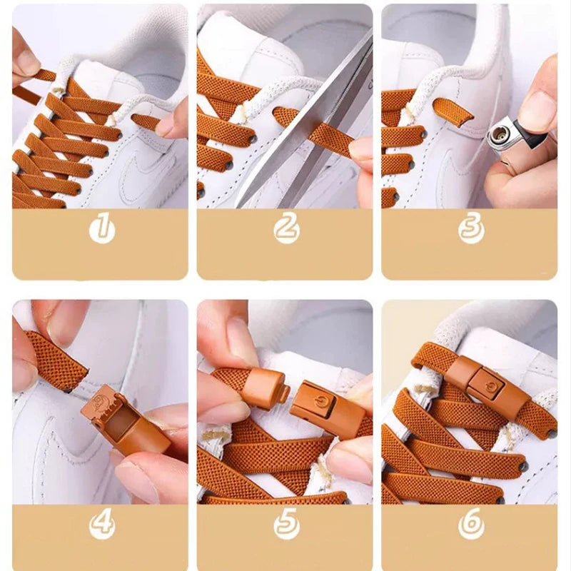 No Tie Elastic Shoe Laces