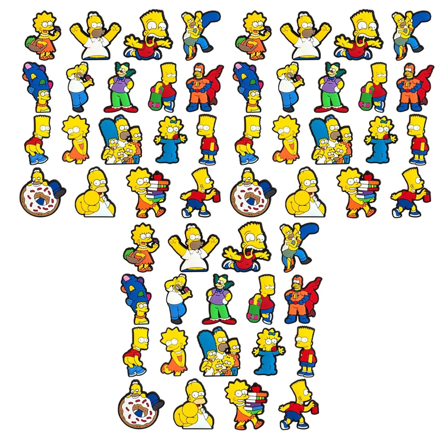 Simpsons Shoe Charms