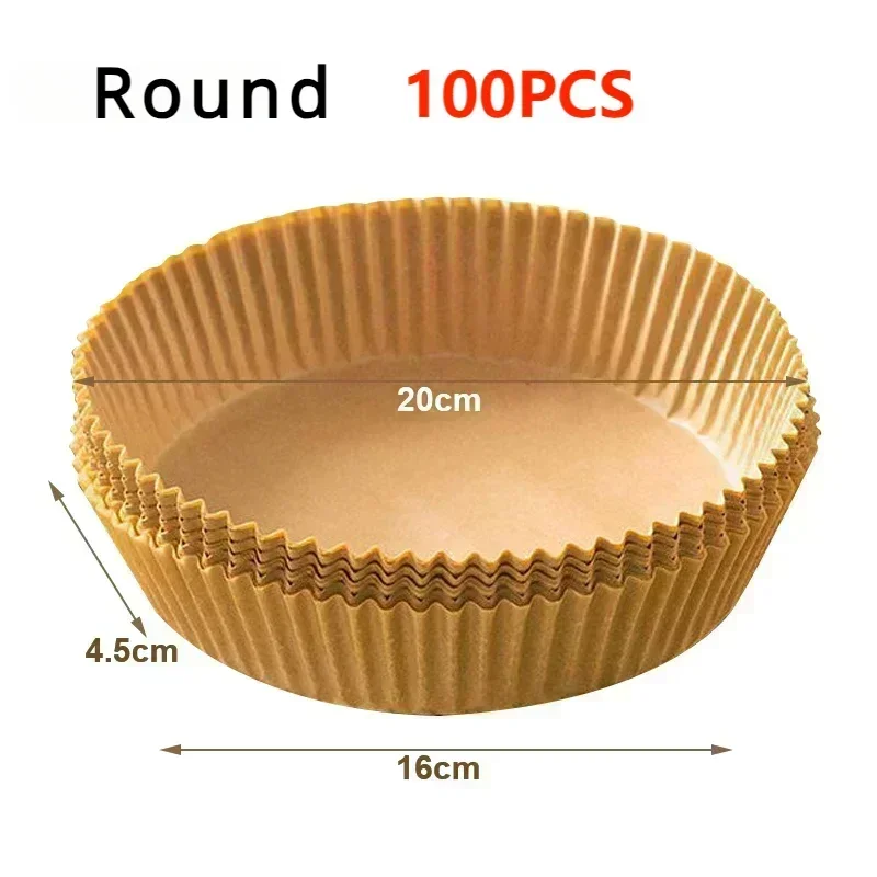 50/100pcs Special Paper for Air Fryer, Oil Absorbing Paper