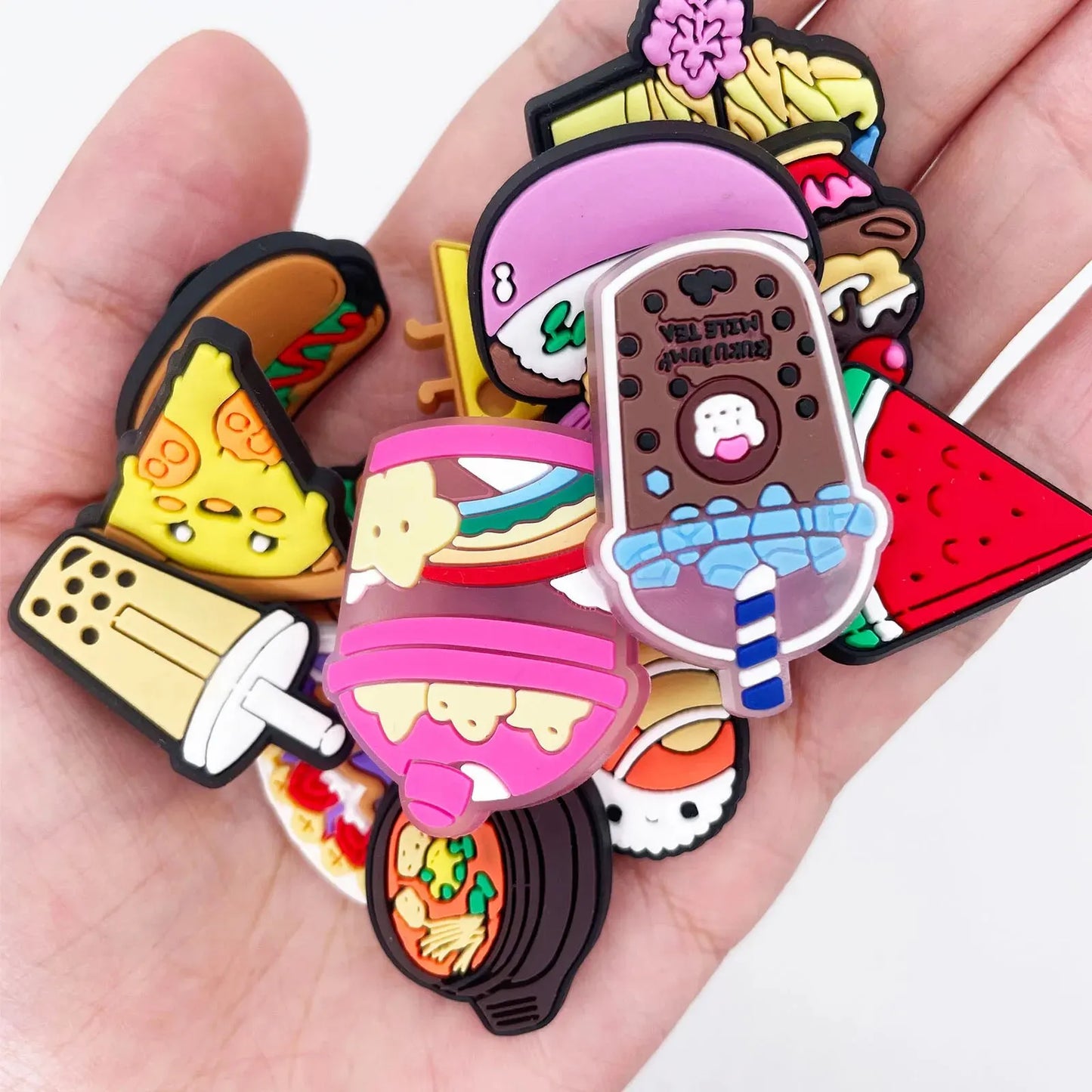 Random Style Shoe Charms for Sandals, 10-100Pcs per Pack