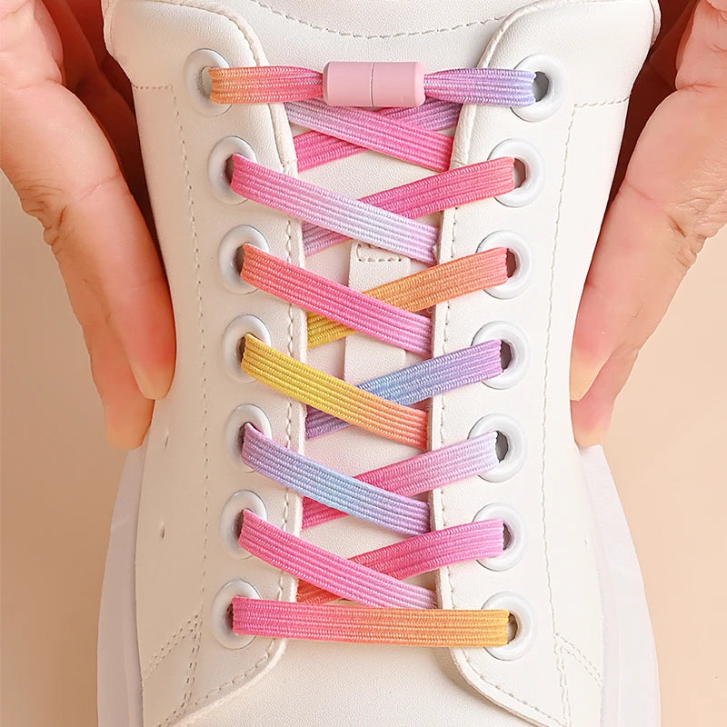 Colorful Buckle No Tie Shoelaces