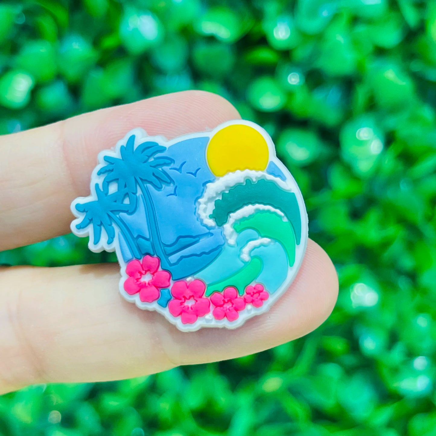 Hawaii Summer Vibes Shoe Charms - 1 piece
