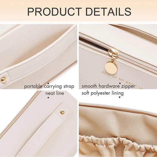 Large Travel Cosmetic Bag Organizer Toiletry Kit