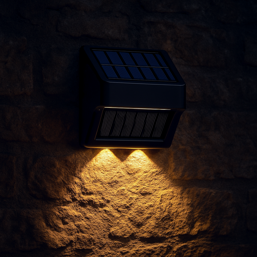 Solar LED Light, Outdoor Waterproof Wall Lamp for Garden, Yard, Porch, Walkway