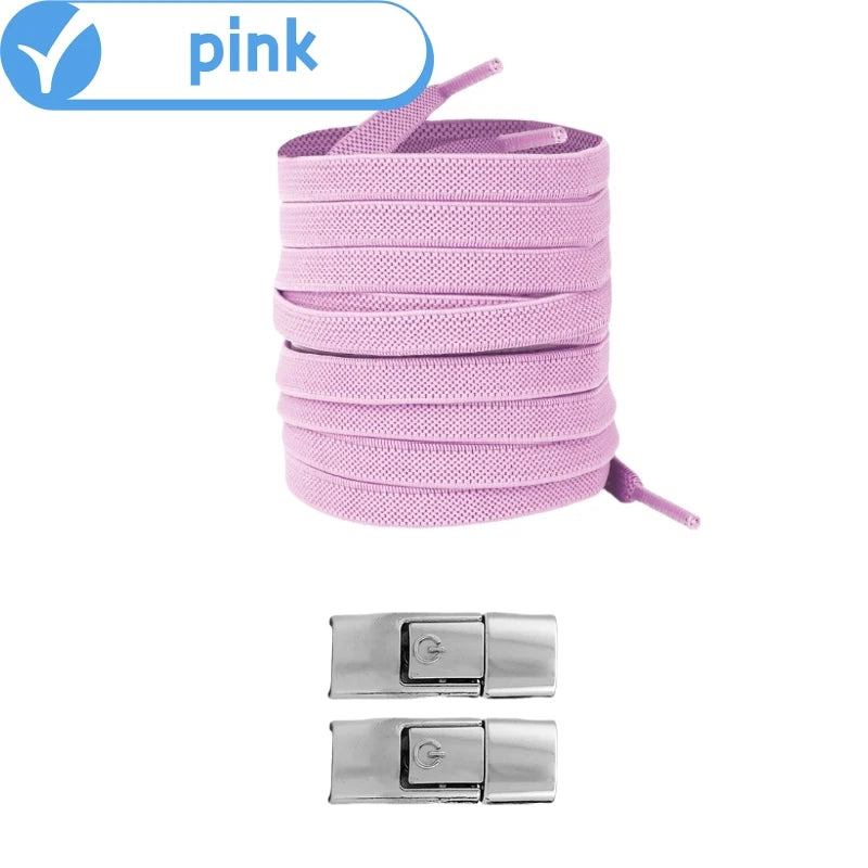 No Tie Elastic Shoe Laces - 8mm Widened