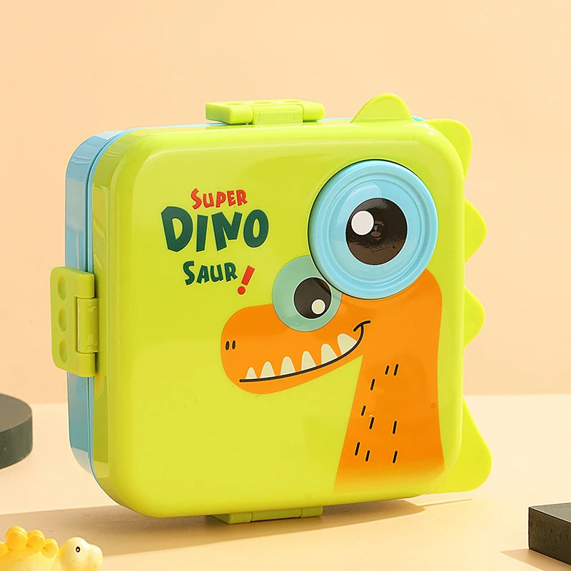 Children Dinosaur Square Lunch Box
