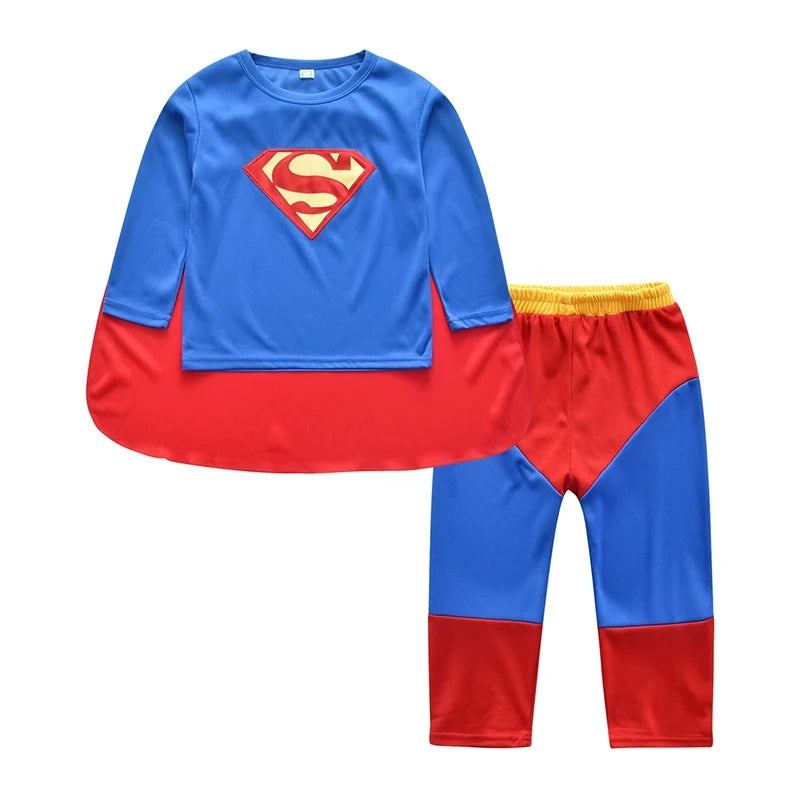 Superhero Shirt-Pants Set - Spiderman, Superman, Hulk