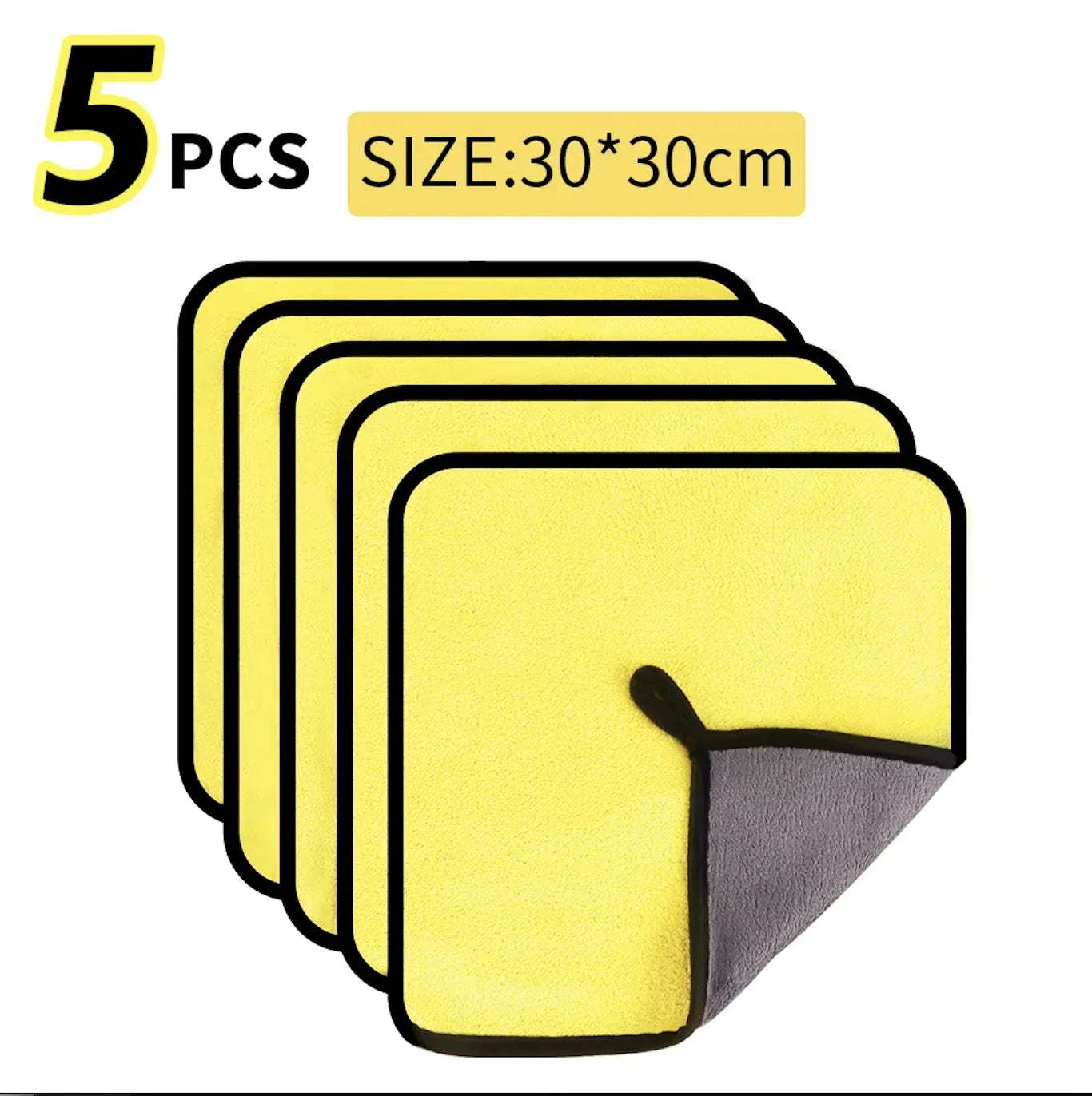 3/5/10 Pcs Microfiber Towel 30*30cm