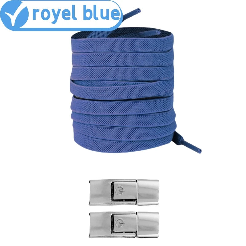 No Tie Elastic Shoe Laces - 8mm Widened
