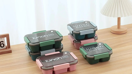 800/1100ml Compartmented Microwaveable Lunch Box