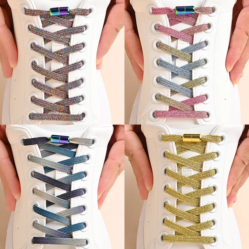 Colorful Buckle No Tie Shoelaces