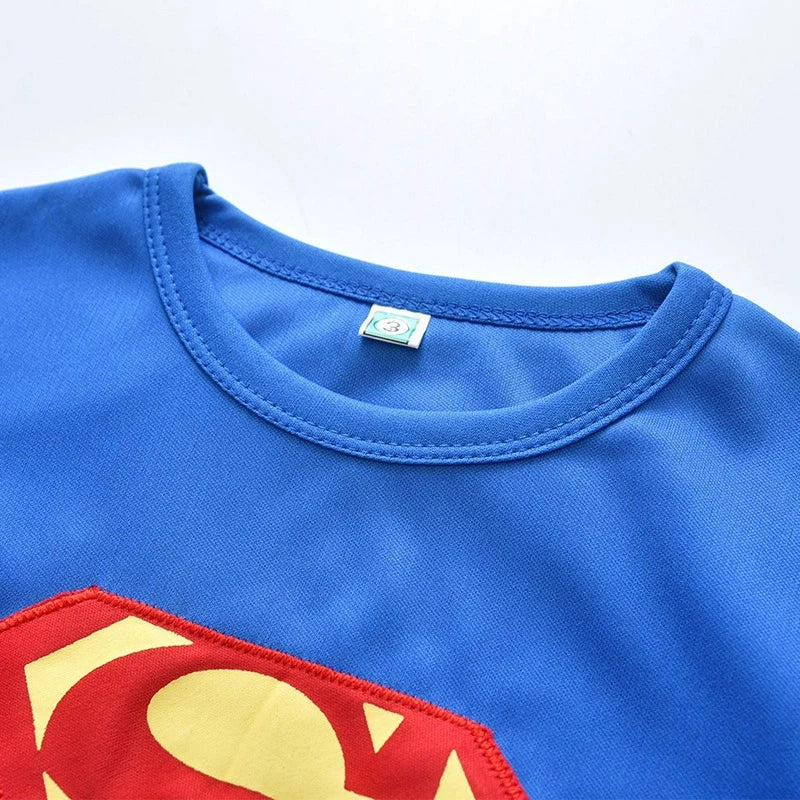 Superhero Shirt-Pants Set - Spiderman, Superman, Hulk