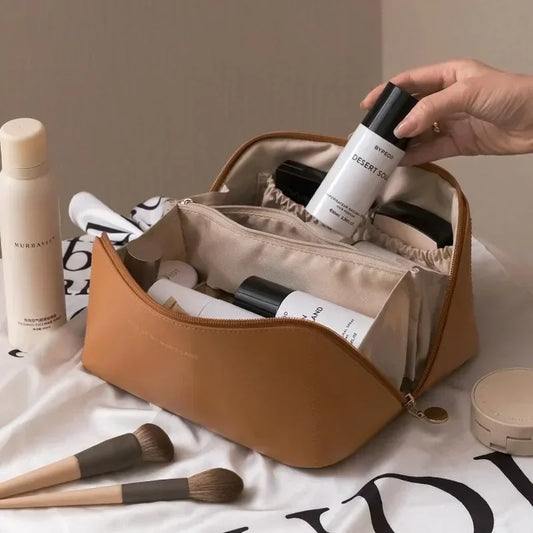Large Travel Cosmetic Bag Organizer Toiletry Kit