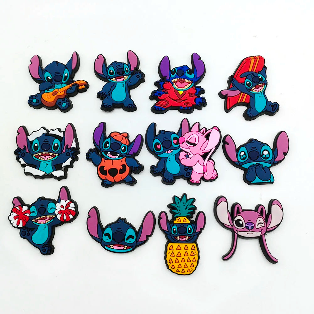 22pcs Stitch Collection Shoe Charms