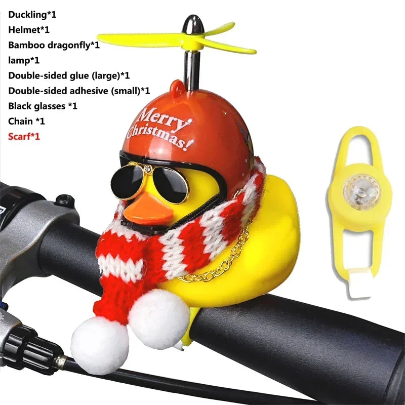 Yellow Duck Bicycle Handlebar, Car Hood, Kid's Helmet Accessory