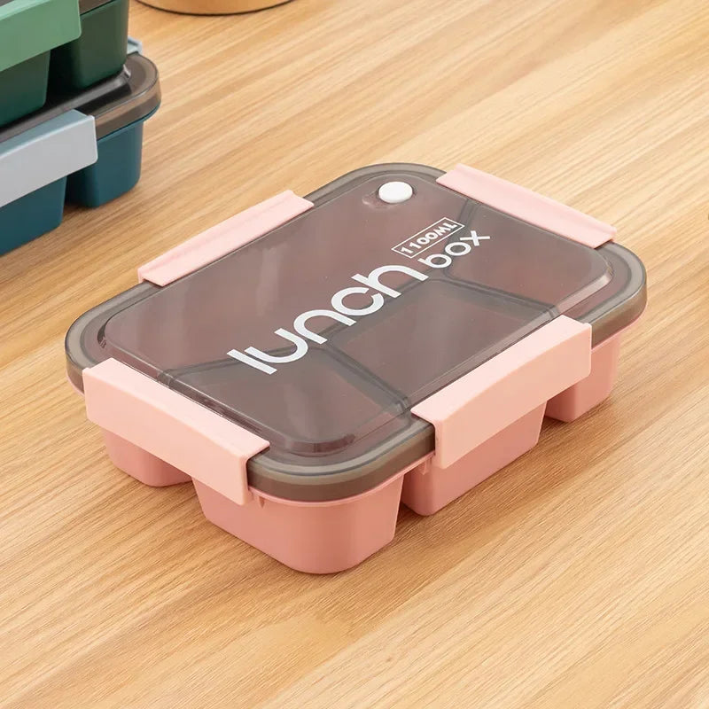 800/1100ml Compartmented Microwaveable Lunch Box