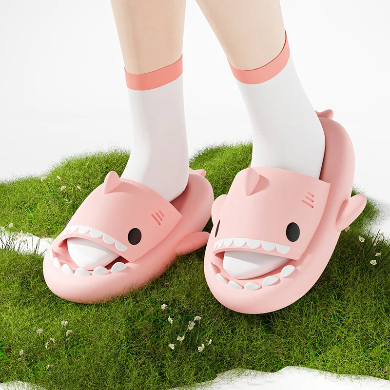 Shark Slippers - Soft Beach Cloud Summer Mules
