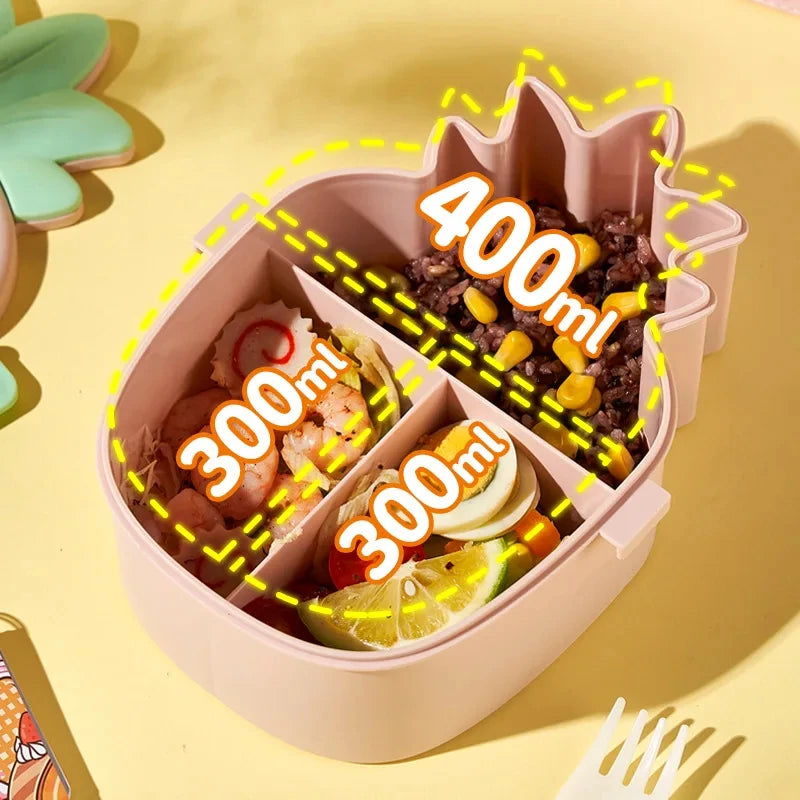 Food Container Pineapple-shaped Bento Box