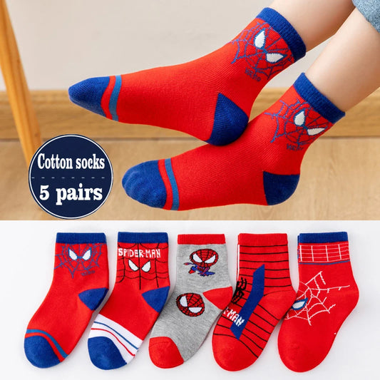 Comfortable, Warm, High Quality Kid's Socks Medium Length - 5 Pairs