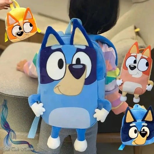 Bluey Family Children Plush School Bag