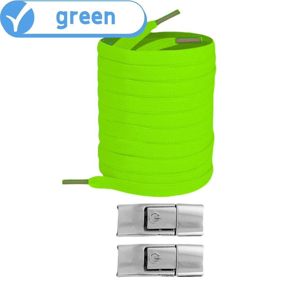 No Tie Elastic Shoe Laces - 8mm Widened