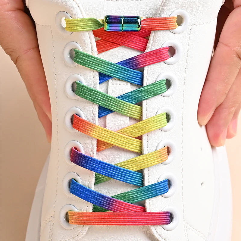 Colorful Buckle No Tie Shoelaces