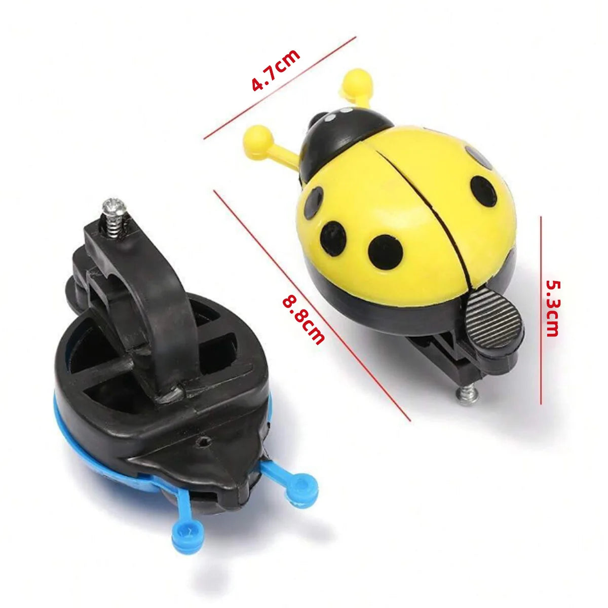 1pc Ladybug Bike Handlebar Alarm Ring