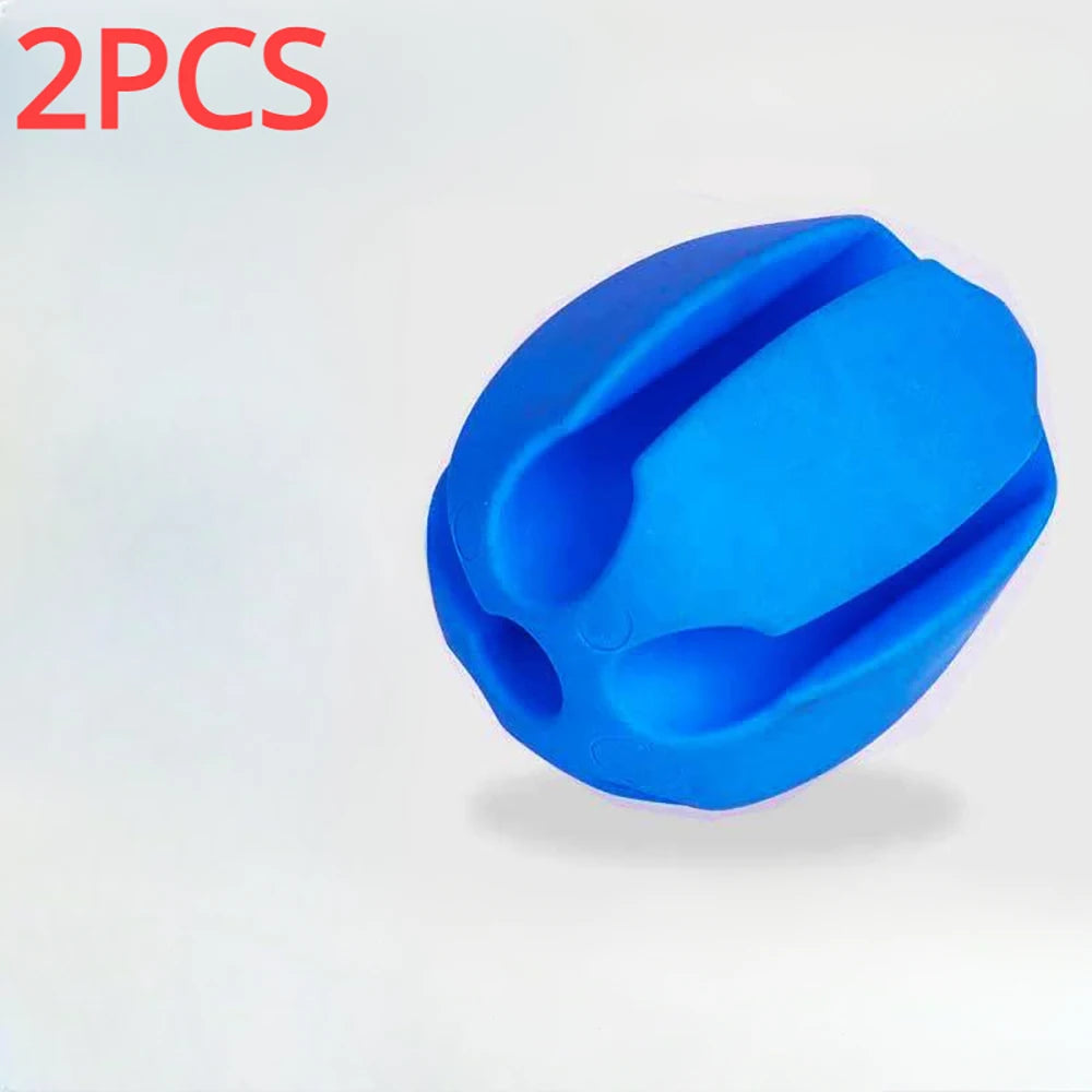 Non-Slip Silicone Rod Ball - Retaining Clip Rod Holder Protector