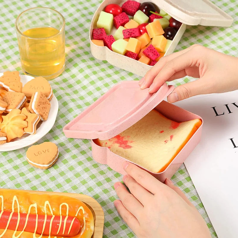 Sandwich Containers / Lunch Box Toast Storage Box