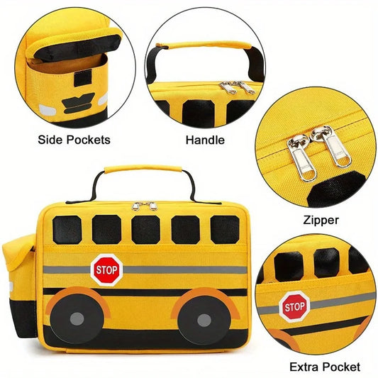 School Bus Lunch Bag