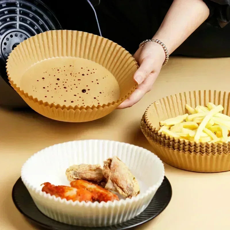 50/100pcs Special Paper for Air Fryer, Oil Absorbing Paper