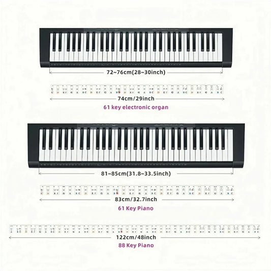 Miwayer Removable Piano Keyboard for 88/61 Key