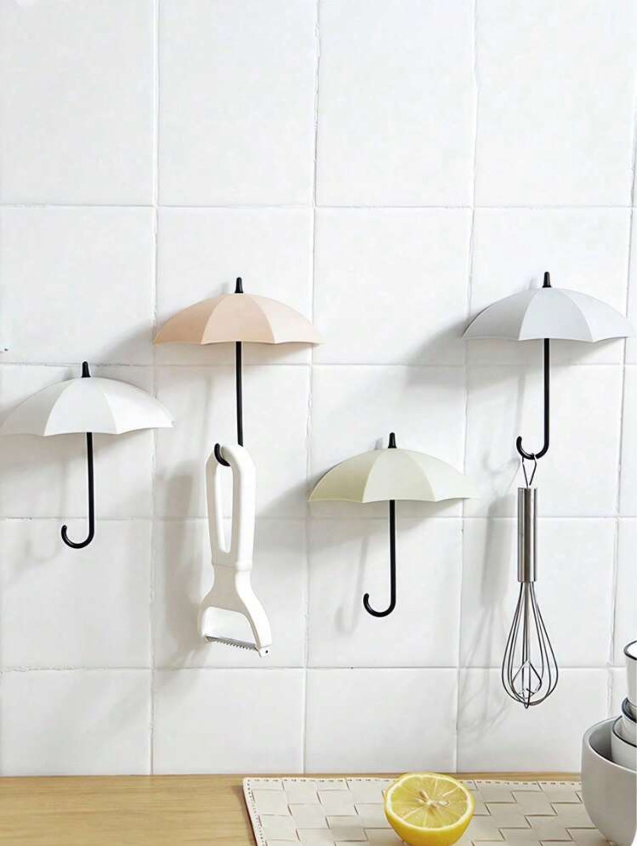 Punch-Free Umbrella Wall Hook, Strong Adhesive Hook
