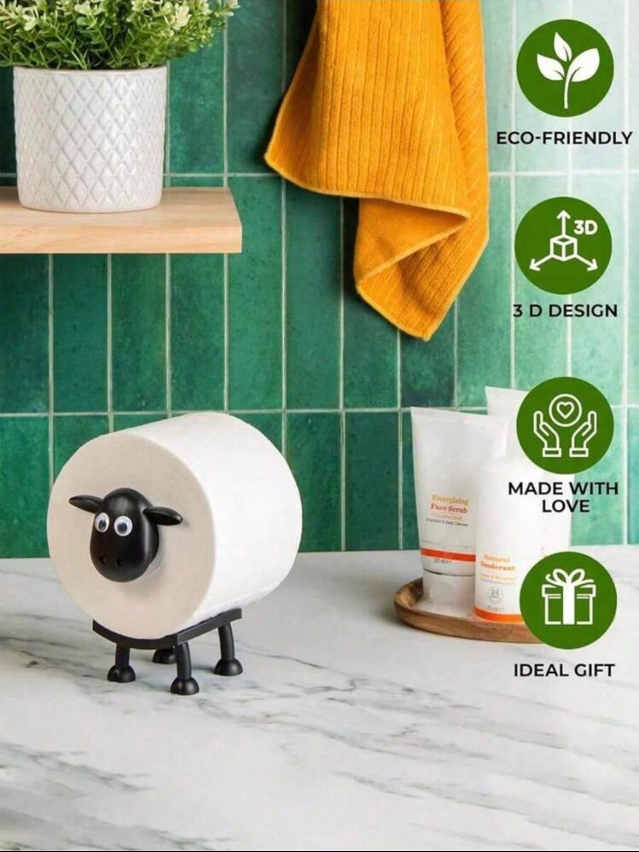 Sheep Toilet Paper Holder - 1 pc/pack