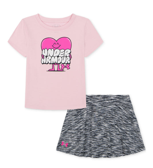 Under Armor Toddler and Little Girls Twist Skort Set