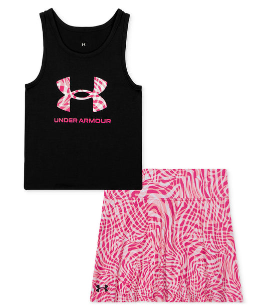 Under Armour Toddler and Little Girls Tank Skort Set, 2 Piece Set