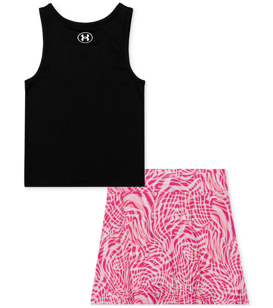 Under Armour Toddler and Little Girls Tank Skort Set, 2 Piece Set