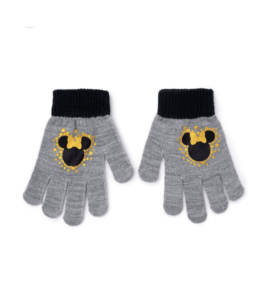 Minnie Mouse Hat and Glove Set