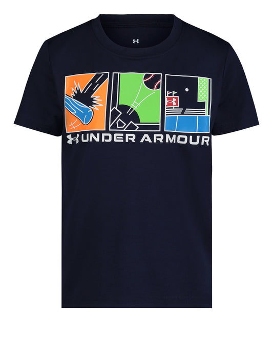 Under Armour Toddler and Little Boys Baseball Comic Graphic T-Shirt