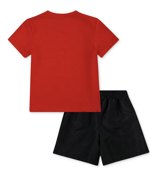 Jordan Little Boys Dri-FIT Jumpman Woven Play Jersey T-Shirt and Mesh Shorts, 2-Piece Set