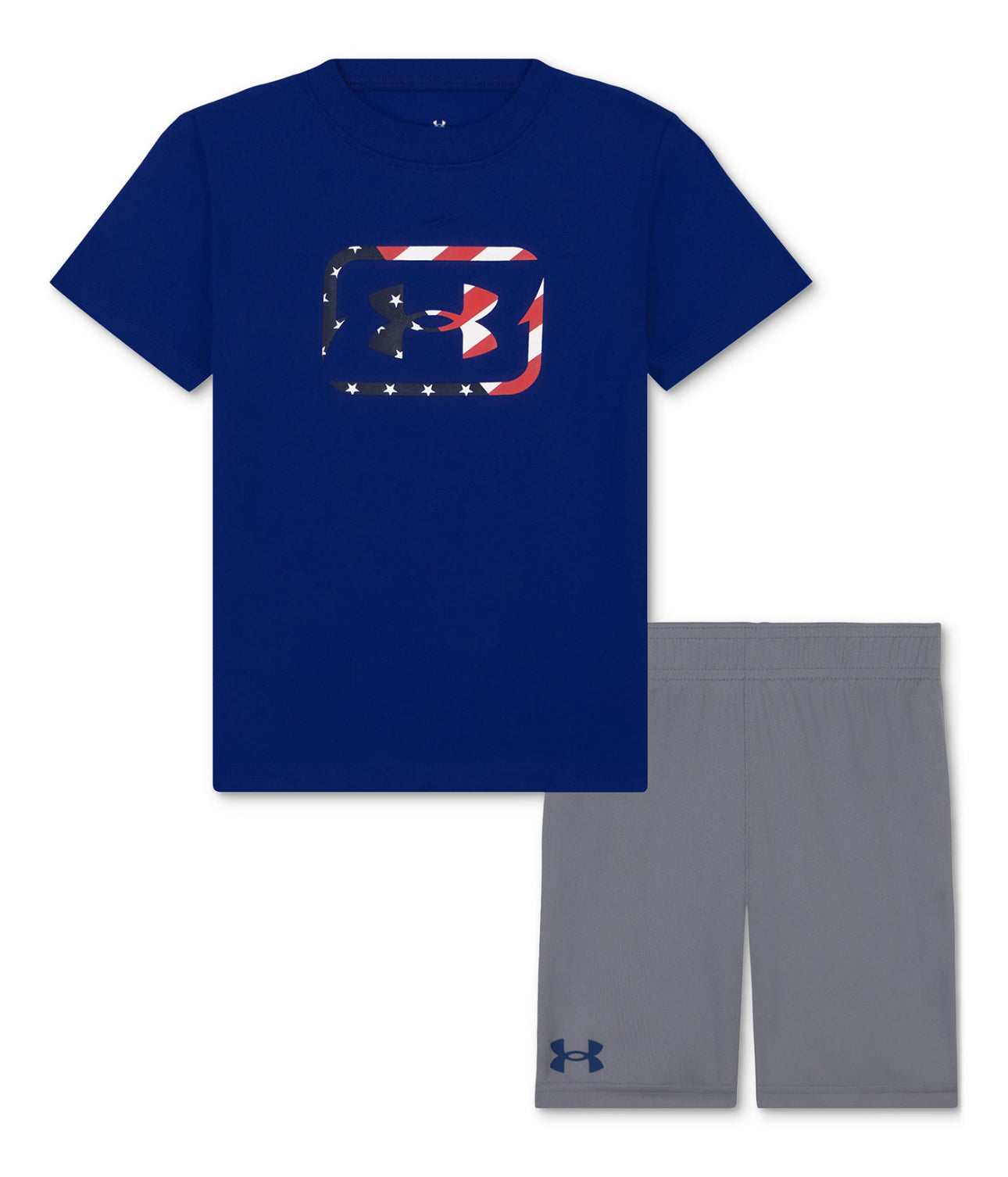 Under Armour Toddler and Little Boys Freedom Flag Logo Set