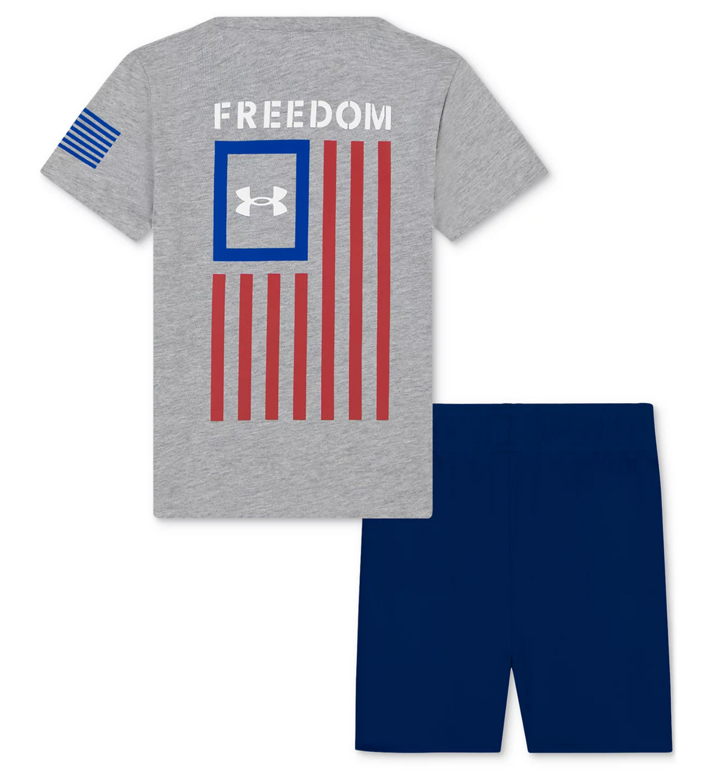 Under Armour Toddler and Little Boys Freedom Flag Logo Set