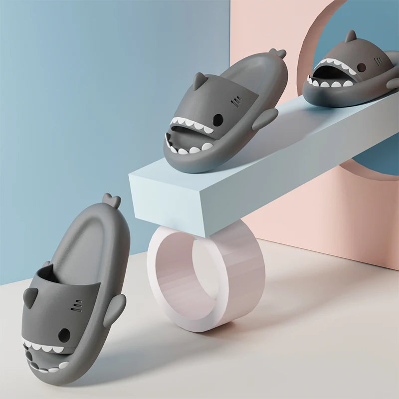 Shark Slippers - Soft Beach Cloud Summer Mules