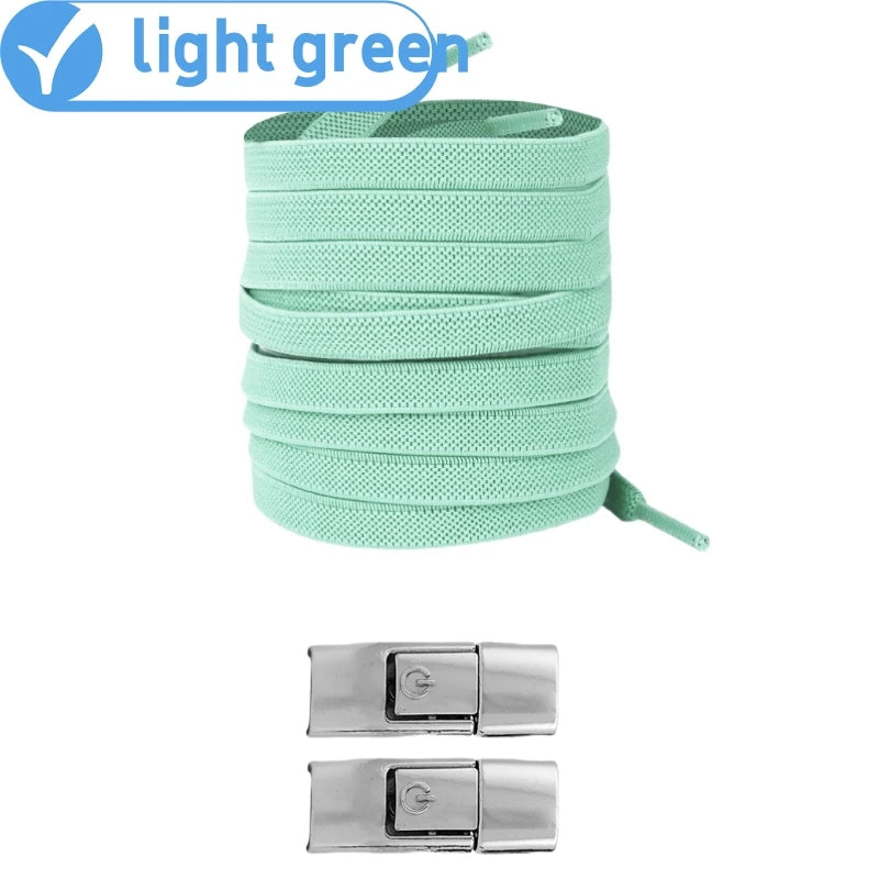 No Tie Elastic Shoe Laces - 8mm Widened