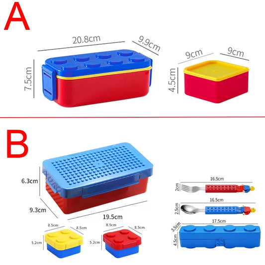 Building Block Lunch Box / Bento Box
