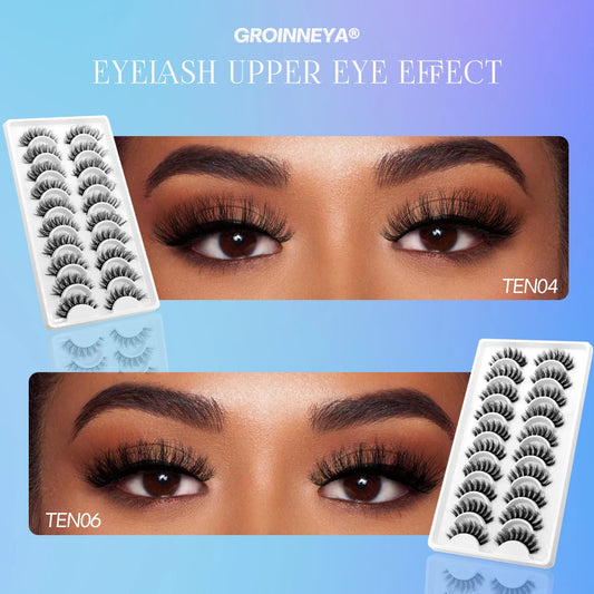 GROINNEYA 5/10 pairs 3D Lashes