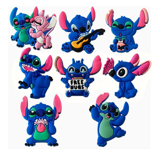 8pcs Stitch Shoe Charms